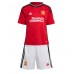 Maillot de foot Manchester United Donny van de Beek #34 Domicile vêtements enfant 2023-24 Manches Courtes (+ pantalon court)